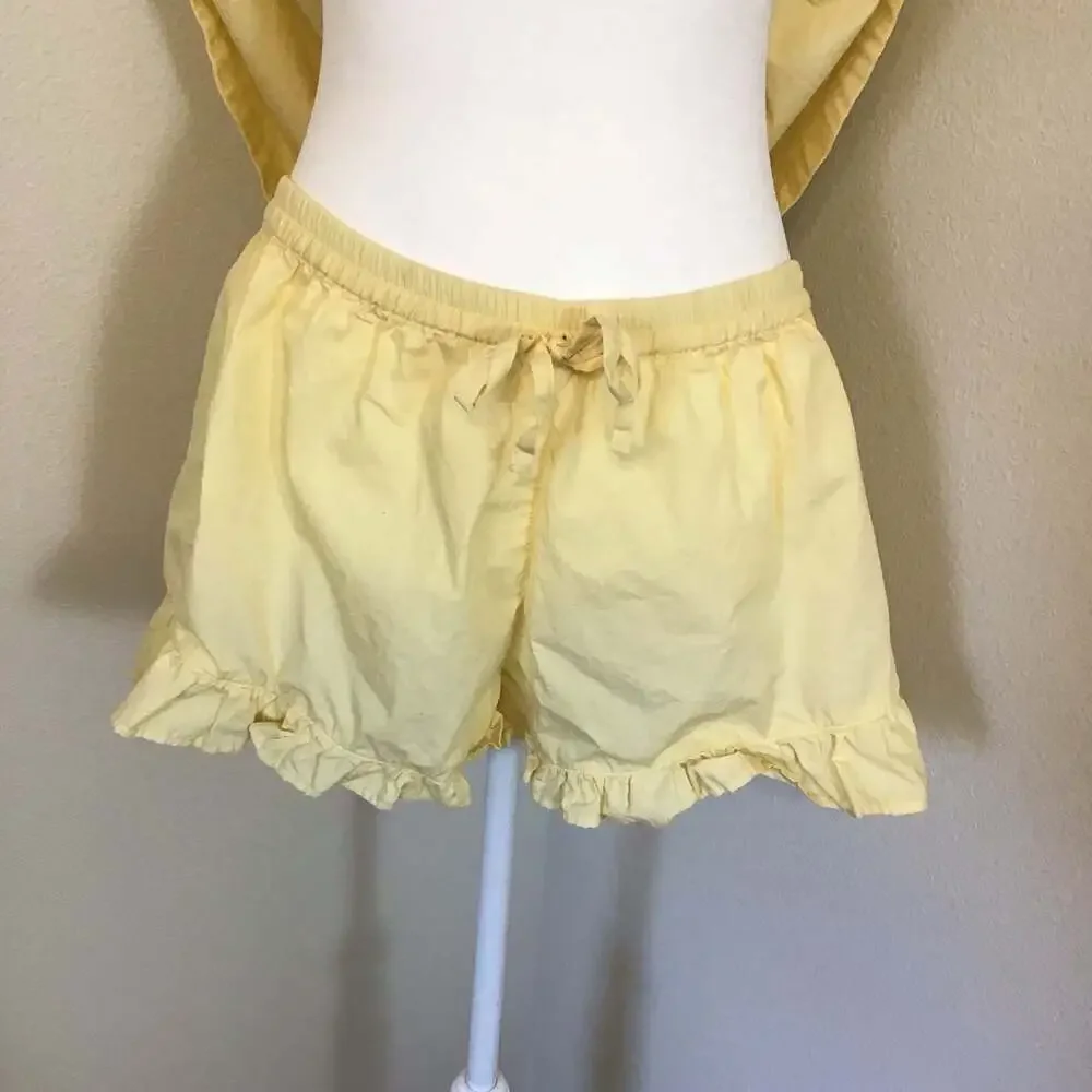 Piyama Nicolette Sleep Set in Buttercup Cotton Size Small  Coquette Cottage